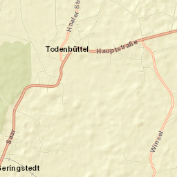 Todenbüttel Street Map