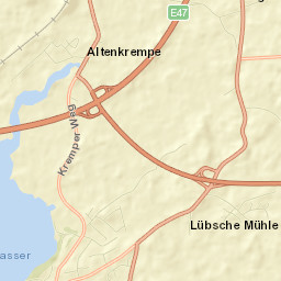 Altenkrempe Street Map