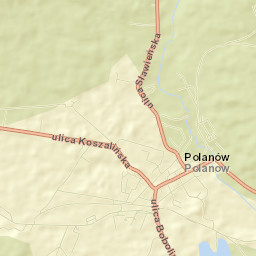 Polanów Street Map