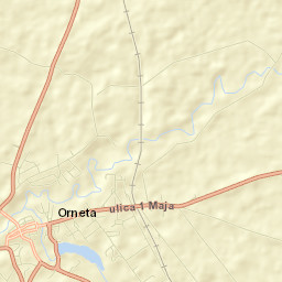 Orneta Street Map