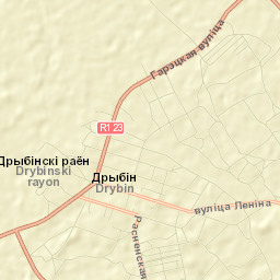 Drybin Street Map