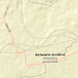 Artyshta Street Map