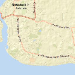 Neustadt in Holstein Street Map