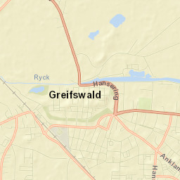 Greifswald Street Map