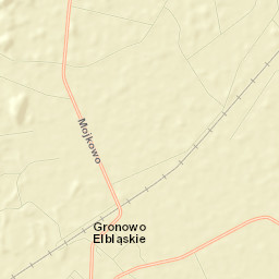 Gronowo Elbląskie Street Map