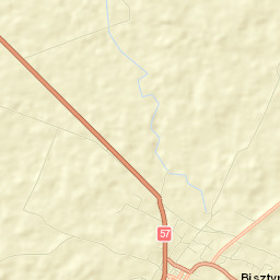 Bisztynek Street Map