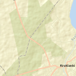 Kruklanki Street Map