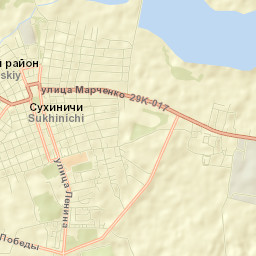 Sukhinichi Street Map