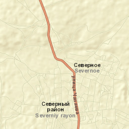 Severnoye Street Map