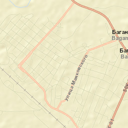 Bagan Street Map