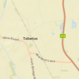 Baston Lane, York, North Yorkshire YO61 Street Map