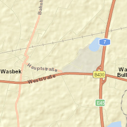 Wasbek Street Map