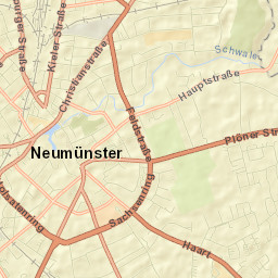 Neumünster Street Map