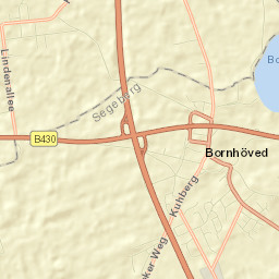 Bornhöved Street Map