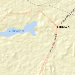 Liniewo Street Map