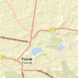 Pasłęk Street Map