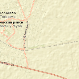 Torbeyevo Street Map