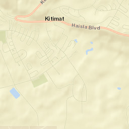 Kitimat Street Map
