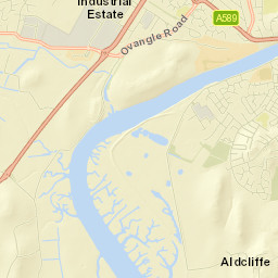 Lancaster Road, Morecambe, Lancashire Street Map