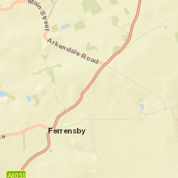 Reins, Knaresborough, North Yorkshire HG5 Street Map