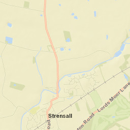 Strensall Street Map