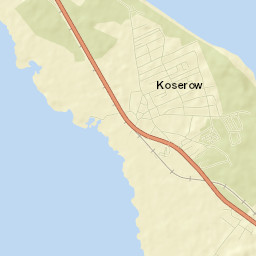 Koserow Street Map