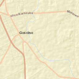 Gościno Street Map