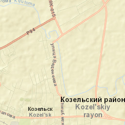 Kozel’sk Street Map
