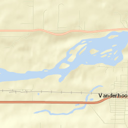 Vanderhoof Street Map