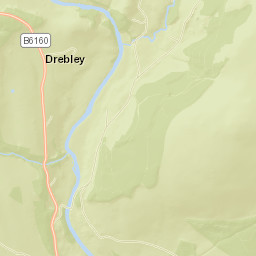 B6160, Yorkshire Dales National Park Authority Street Map
