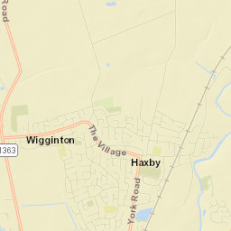 Haxby Street Map