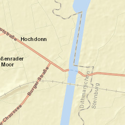 Hochdonn Street Map
