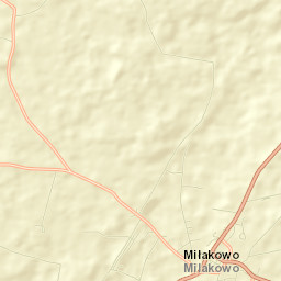 Miłakowo Street Map