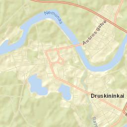 Druskininkai Street Map