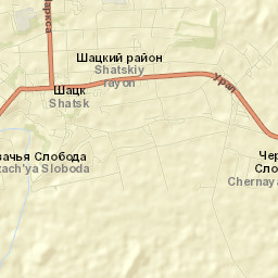 Shatsk Street Map