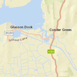 B5290, Lancaster, Lancashire LA2, UK Street Map