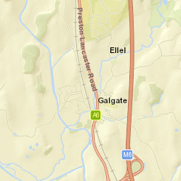 Scriffen Lane, Lancaster, Lancashire Street Map