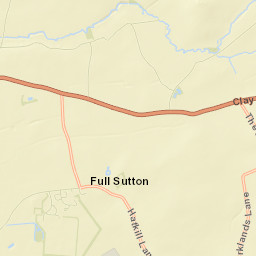 Full Sutton Street Map
