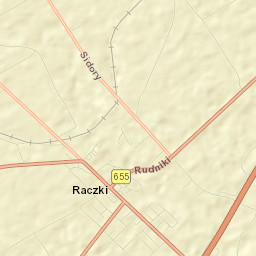 Raczki Street Map