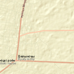 Byalynichy Street Map