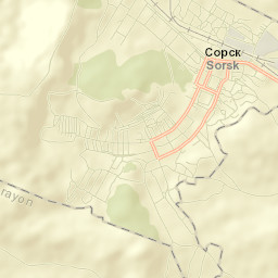 Sorsk Street Map