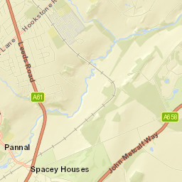 Pannal Street Map