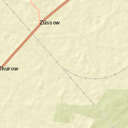Züssow Street Map