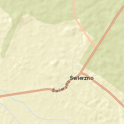 Świerzno Street Map