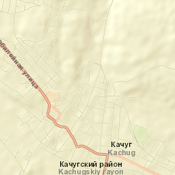 Kachug Street Map