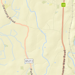 Garstang Road, Lancaster, Lancashire LA2 Street Map