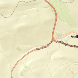 Addingham Wharfedale Road, Addingham Street Map