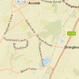 16 Askham Lane, York YO24 3HA, UK Street Map