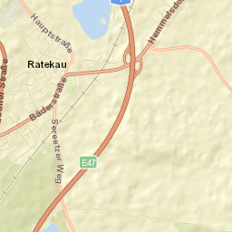 Ratekau Street Map