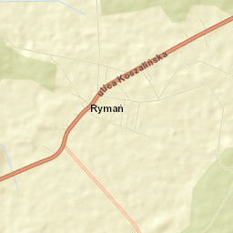 Rymań Street Map